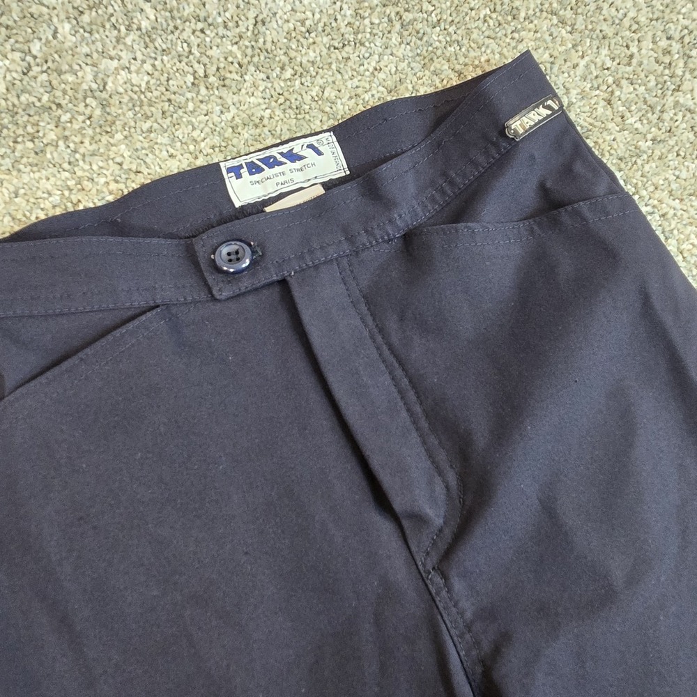 Tark'1 Vintage Navy Blue‎ Straight Leg Lightweight  Pants Size 26 Womans